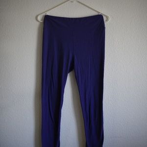 LuLaRoe leggings, deep purple